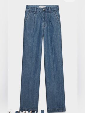 Denim Forum The '90s So-soft Hi-rise
Tailored Jean Dark Bleu Eyeshadow, Size 27
